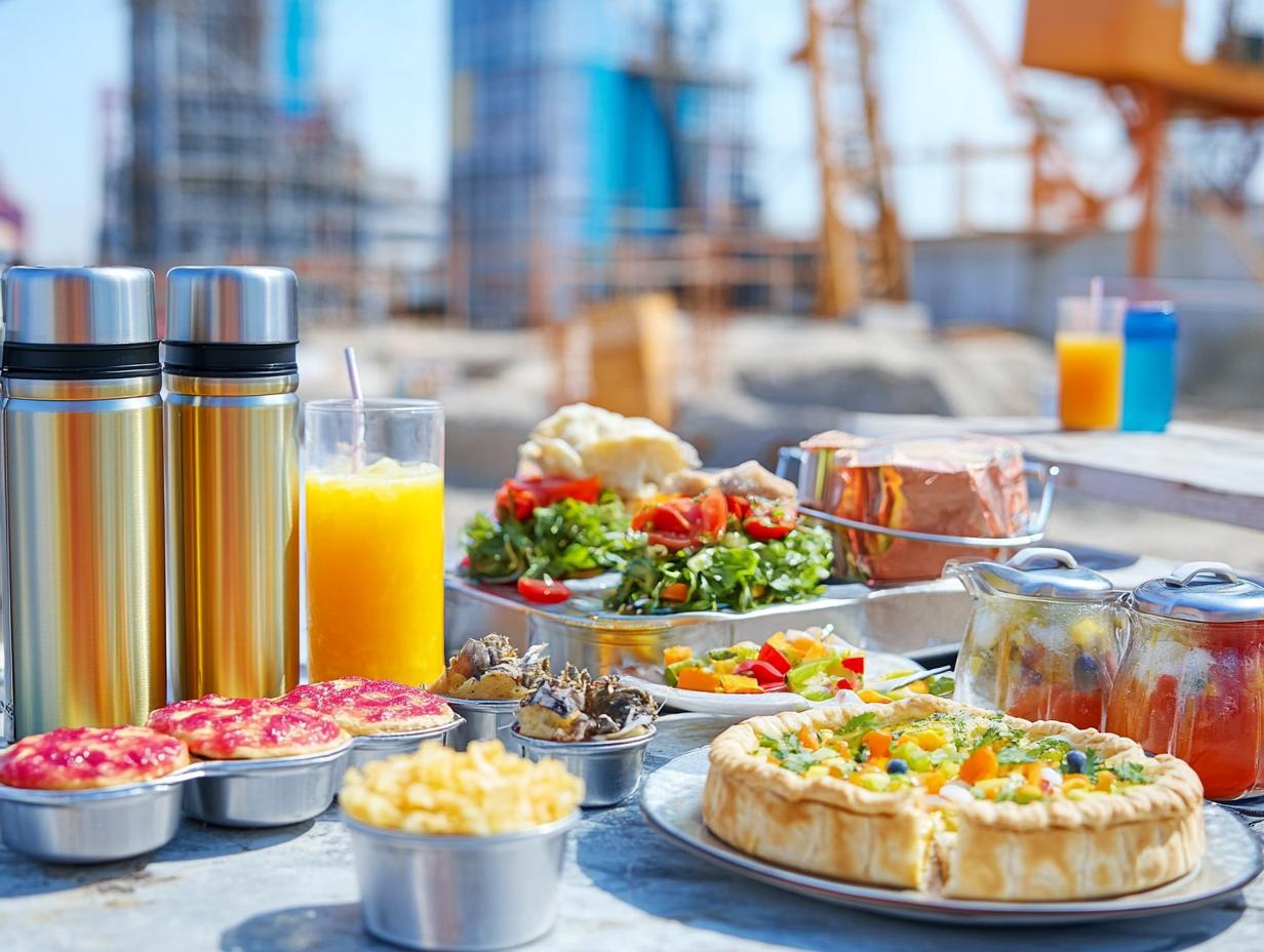 Еда на месторождении